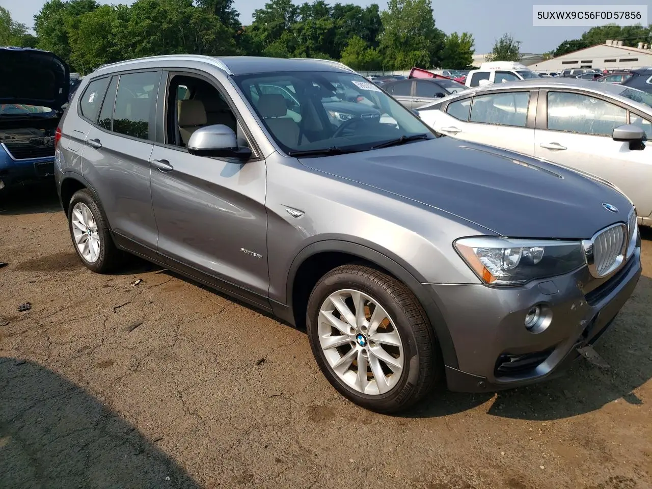 2015 BMW X3 xDrive28I VIN: 5UXWX9C56F0D57856 Lot: 59052726