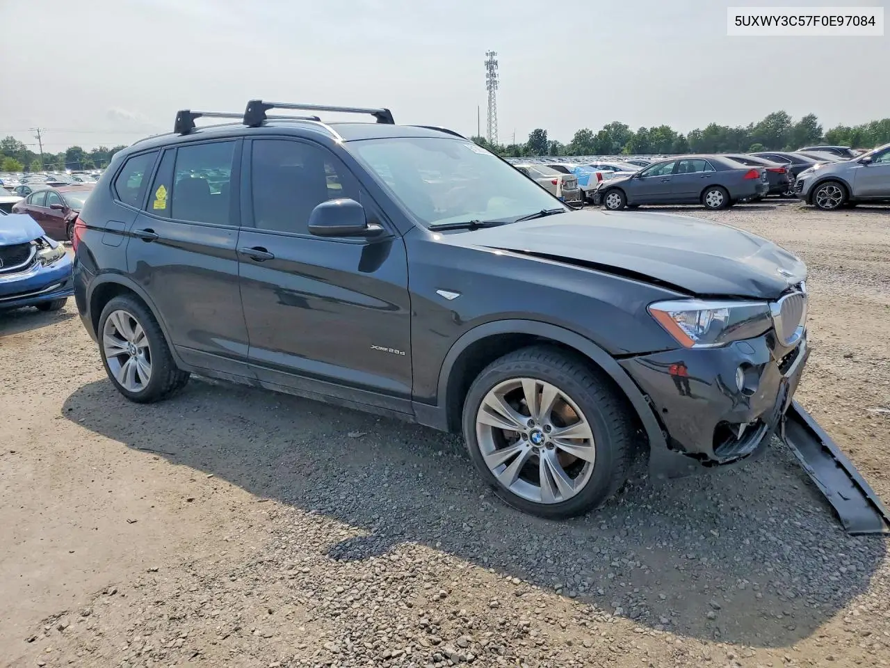 2015 BMW X3 xDrive28D VIN: 5UXWY3C57F0E97084 Lot: 61355306
