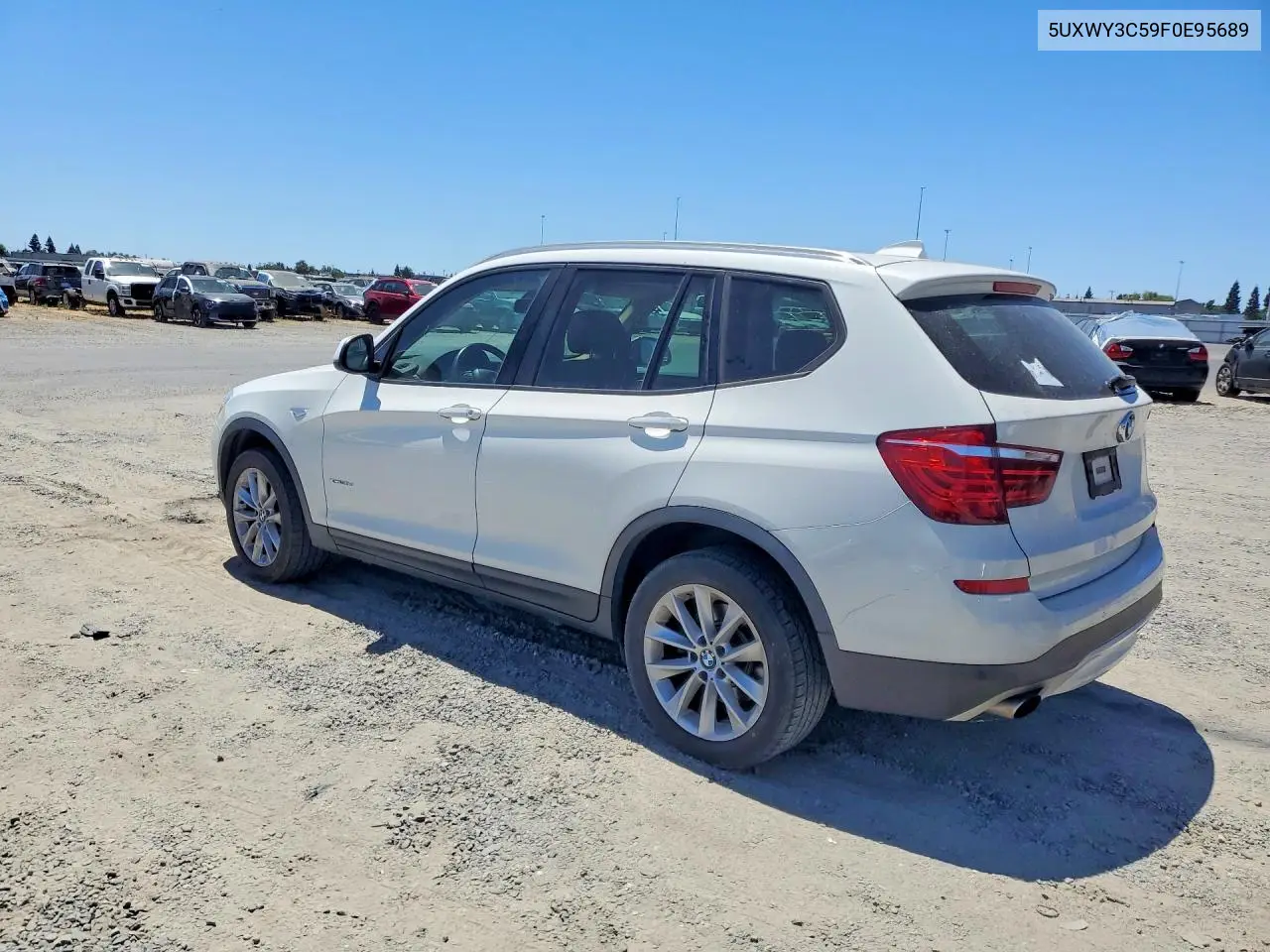 2015 BMW X3 xDrive28D VIN: 5UXWY3C59F0E95689 Lot: 61372616