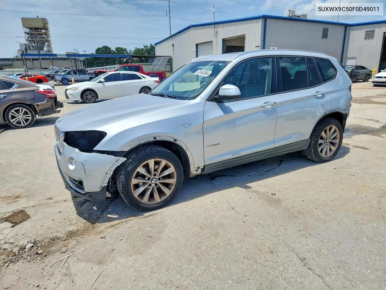 2015 BMW X3 xDrive28I VIN: 5UXWX9C50F0D49011 Lot: 61549366