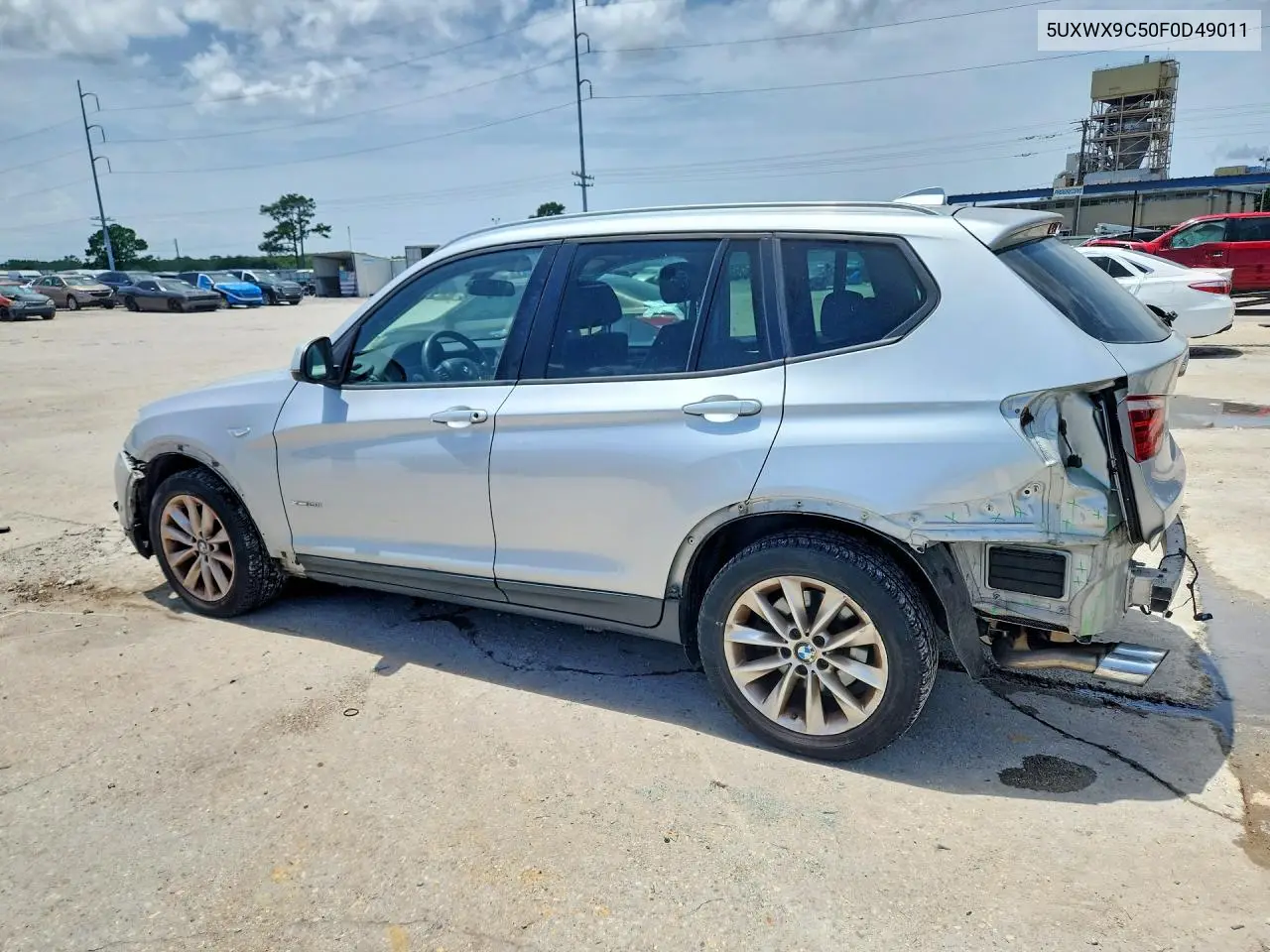 2015 BMW X3 xDrive28I VIN: 5UXWX9C50F0D49011 Lot: 61549366