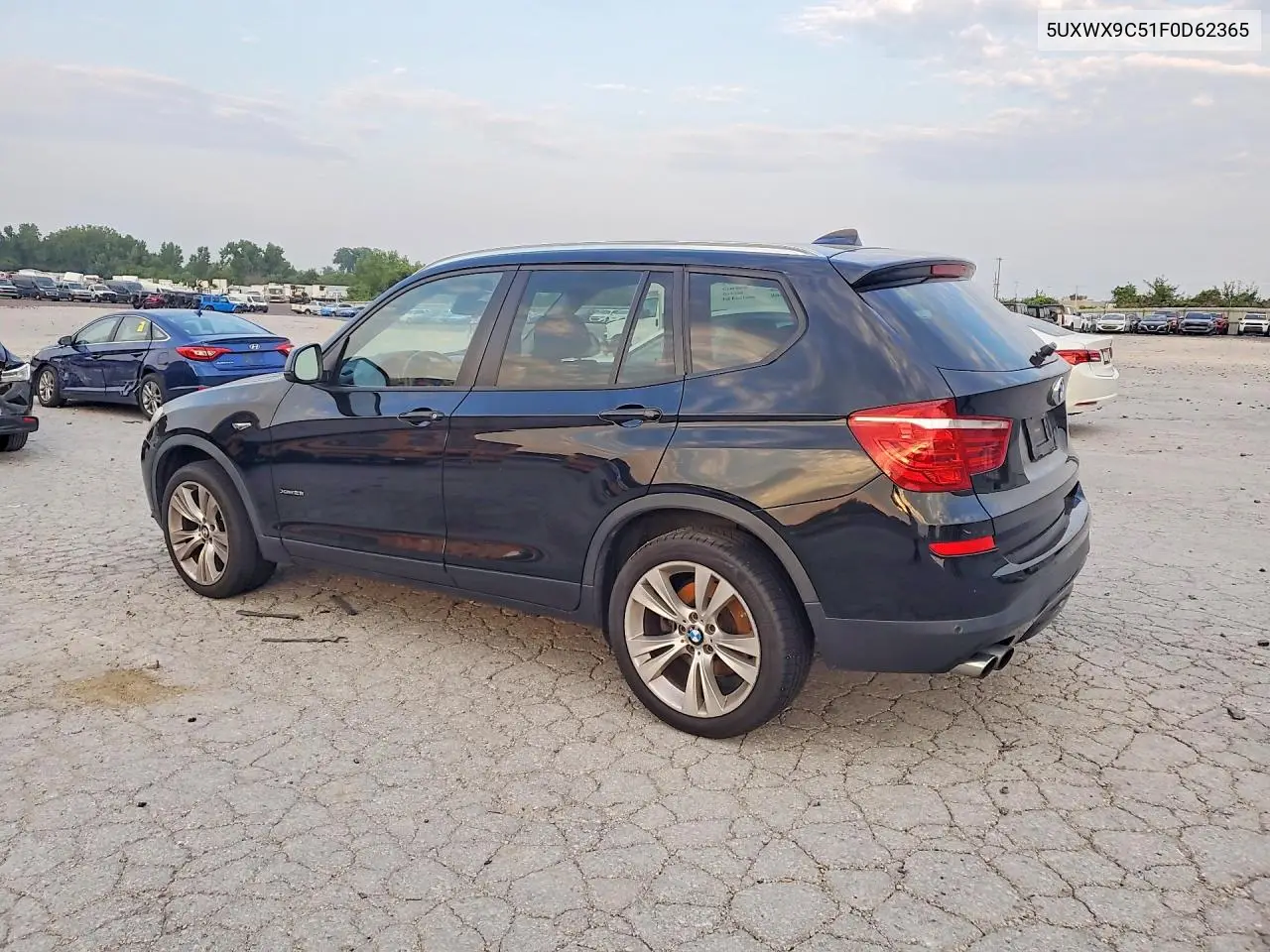 2015 BMW X3 xDrive28I VIN: 5UXWX9C51F0D62365 Lot: 61864816