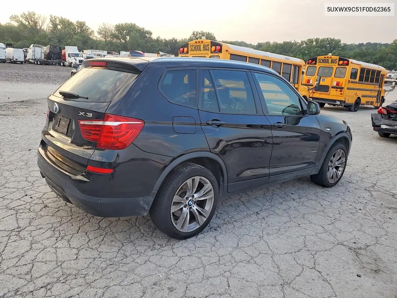 2015 BMW X3 xDrive28I VIN: 5UXWX9C51F0D62365 Lot: 61864816