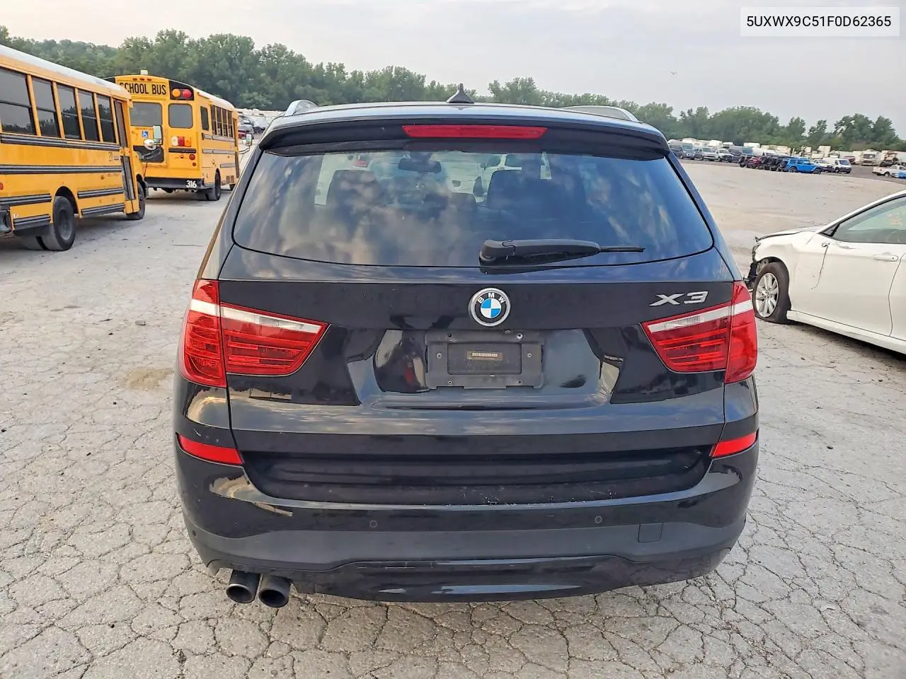 2015 BMW X3 xDrive28I VIN: 5UXWX9C51F0D62365 Lot: 61864816