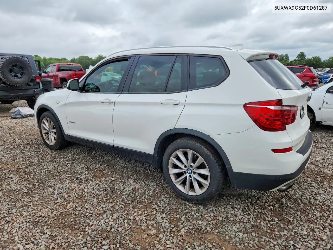 2015 BMW X3 xDrive28I VIN: 5UXWX9C52F0D61287 Lot: 62076556