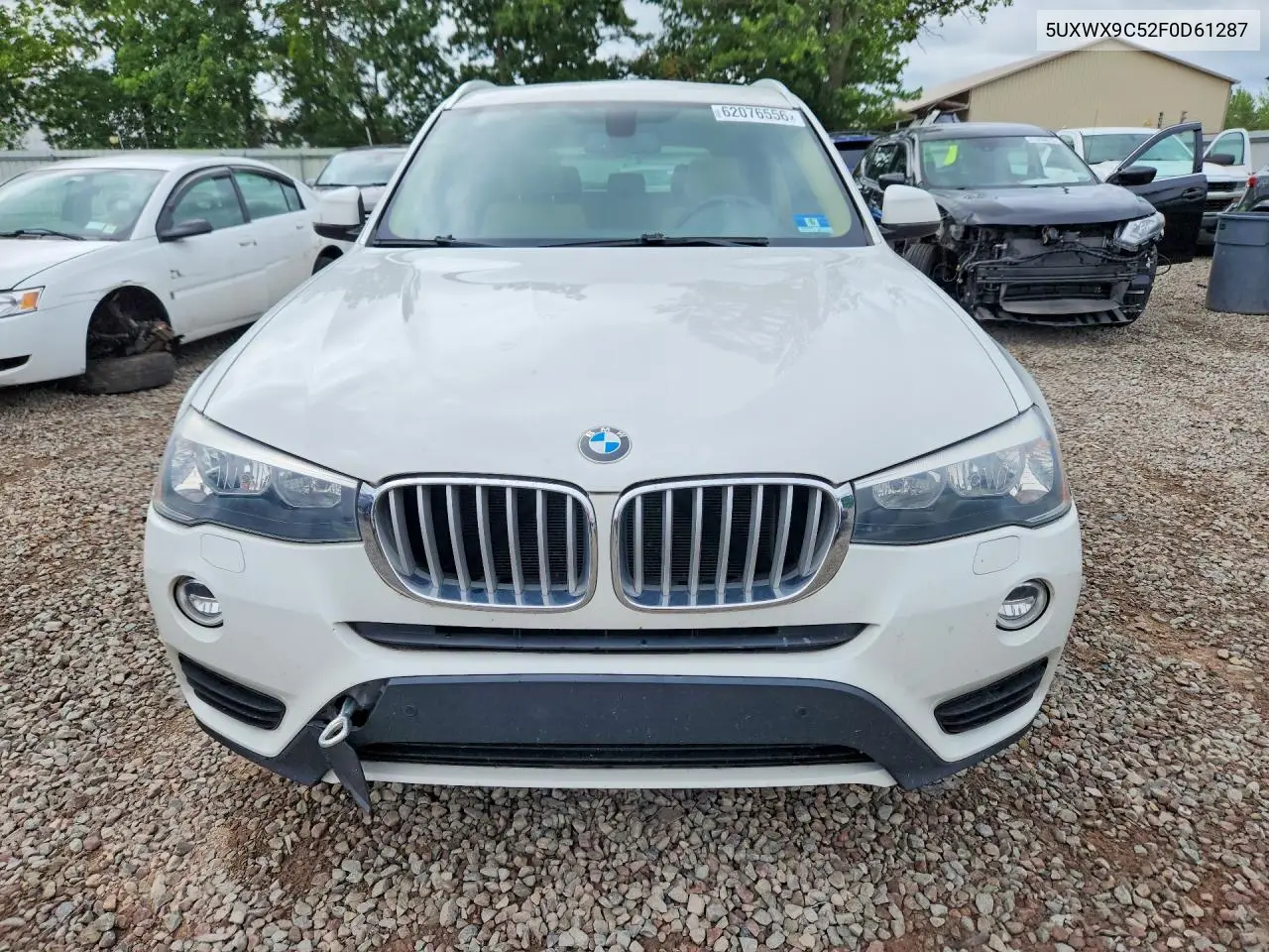 2015 BMW X3 xDrive28I VIN: 5UXWX9C52F0D61287 Lot: 62076556