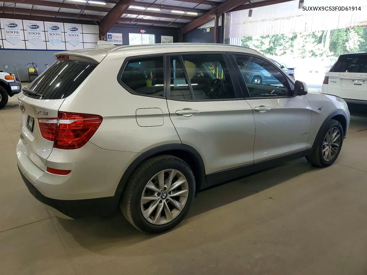 2015 BMW X3 xDrive28I VIN: 5UXWX9C53F0D61914 Lot: 85637265