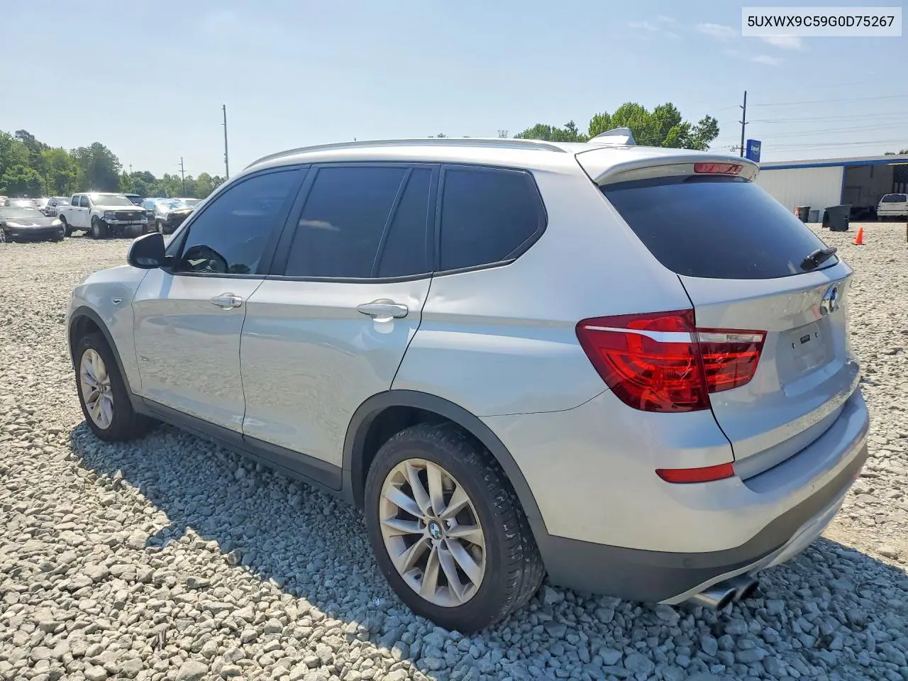 2016 BMW X3 xDrive28I VIN: 5UXWX9C59G0D75267 Lot: 59100586