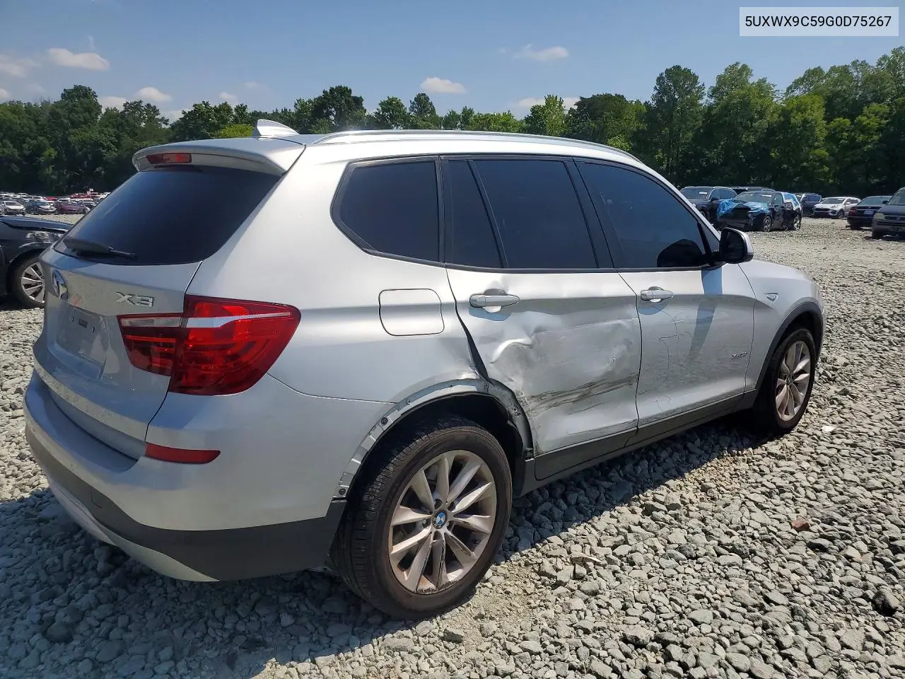 2016 BMW X3 xDrive28I VIN: 5UXWX9C59G0D75267 Lot: 59100586
