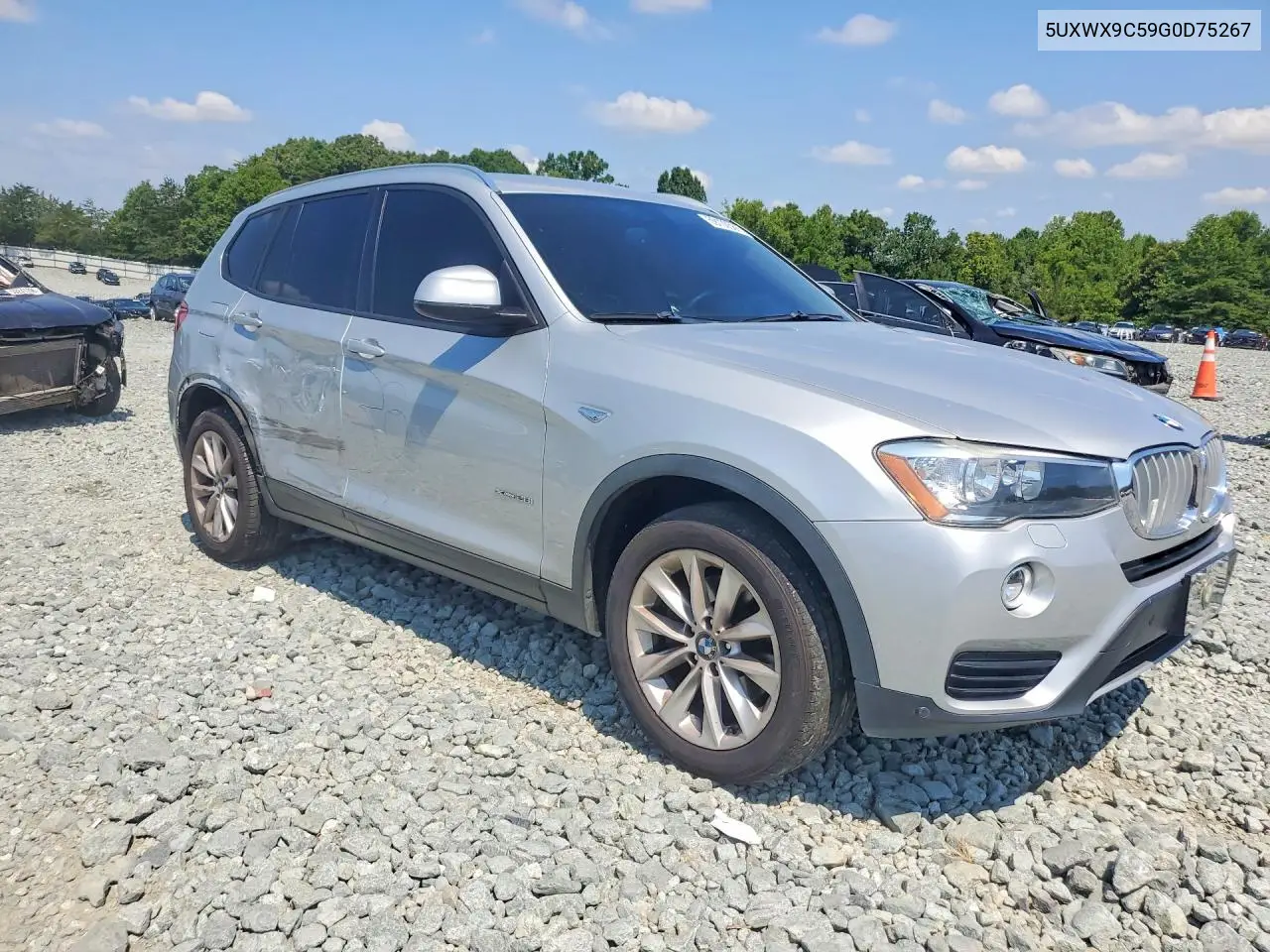 2016 BMW X3 xDrive28I VIN: 5UXWX9C59G0D75267 Lot: 59100586