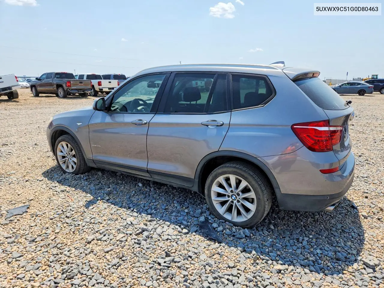 2016 BMW X3 xDrive28I VIN: 5UXWX9C51G0D80463 Lot: 59958406
