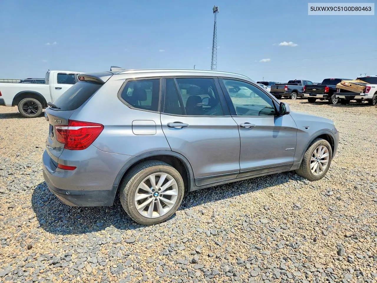 2016 BMW X3 xDrive28I VIN: 5UXWX9C51G0D80463 Lot: 59958406