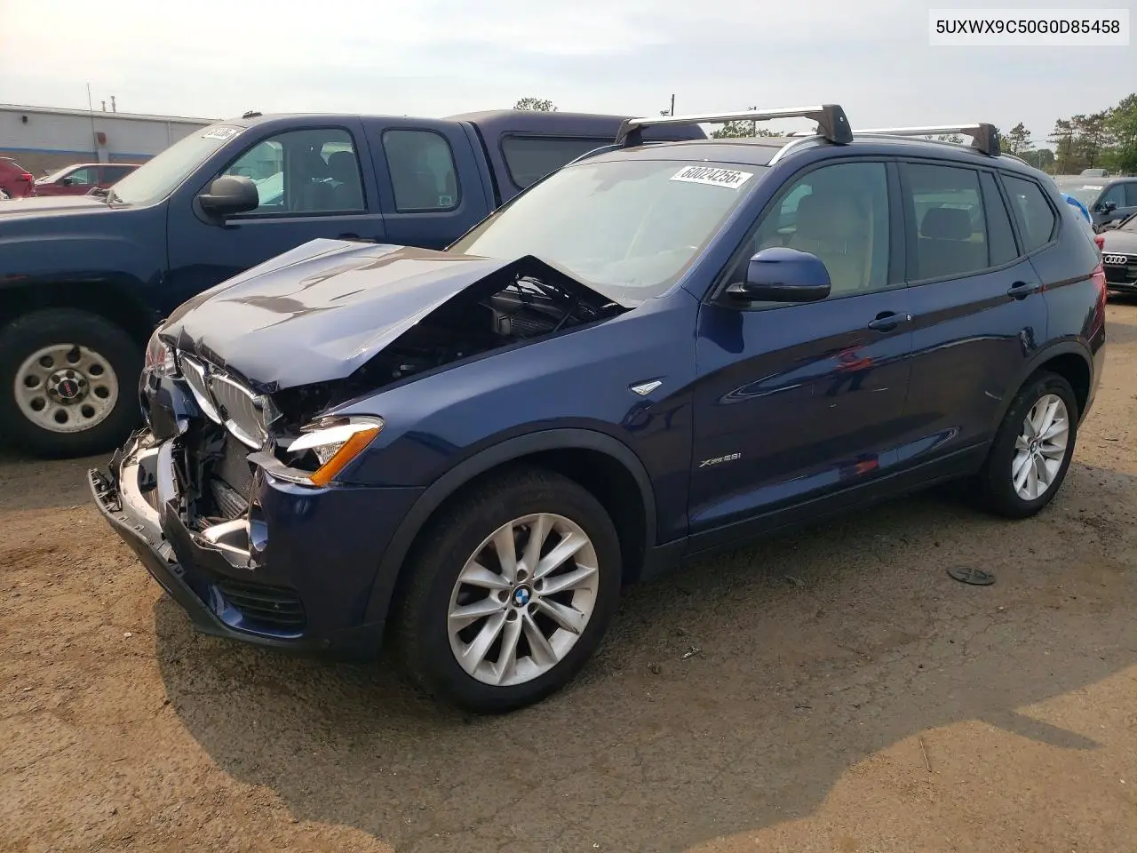 2016 BMW X3 xDrive28I VIN: 5UXWX9C50G0D85458 Lot: 60024256