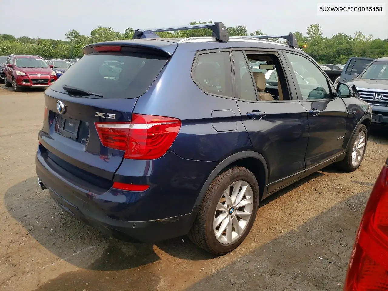 2016 BMW X3 xDrive28I VIN: 5UXWX9C50G0D85458 Lot: 60024256