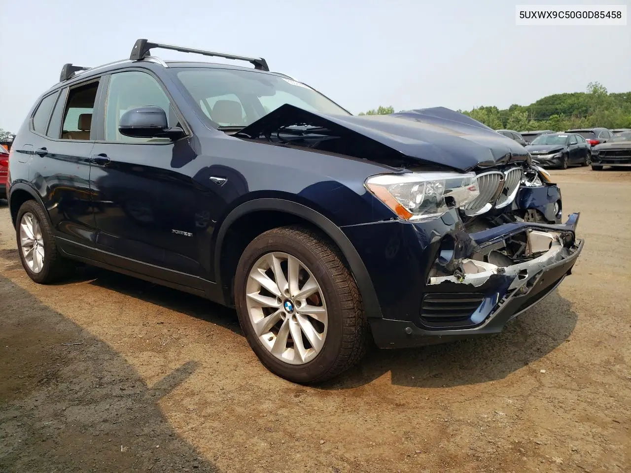 2016 BMW X3 xDrive28I VIN: 5UXWX9C50G0D85458 Lot: 60024256