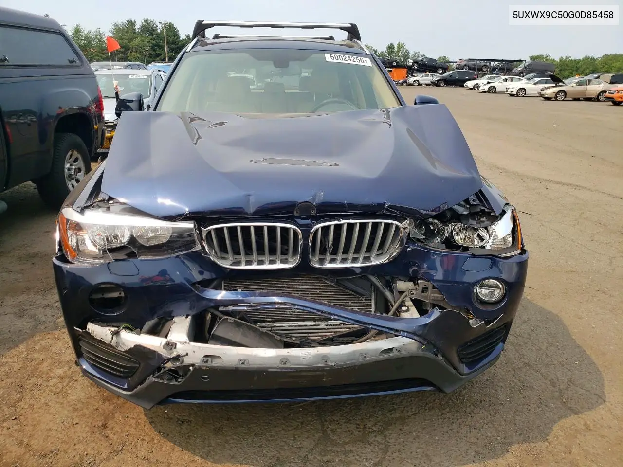 2016 BMW X3 xDrive28I VIN: 5UXWX9C50G0D85458 Lot: 60024256