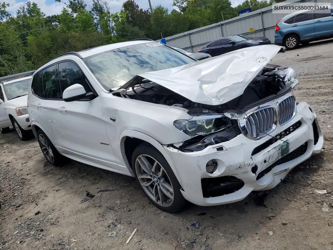 2016 BMW X3 xDrive28I VIN: 5UXWX9C55G0D93684 Lot: 60178166