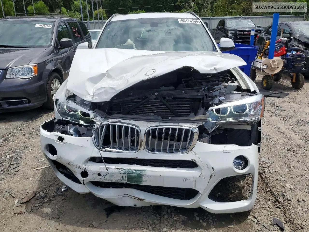 2016 BMW X3 xDrive28I VIN: 5UXWX9C55G0D93684 Lot: 60178166