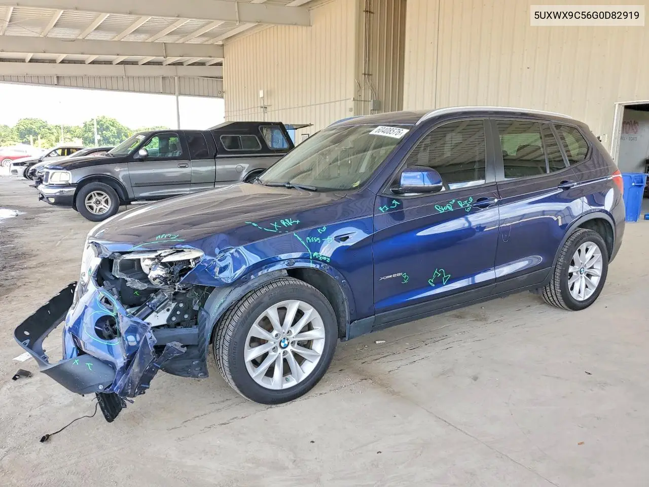 2016 BMW X3 xDrive28I VIN: 5UXWX9C56G0D82919 Lot: 60408576