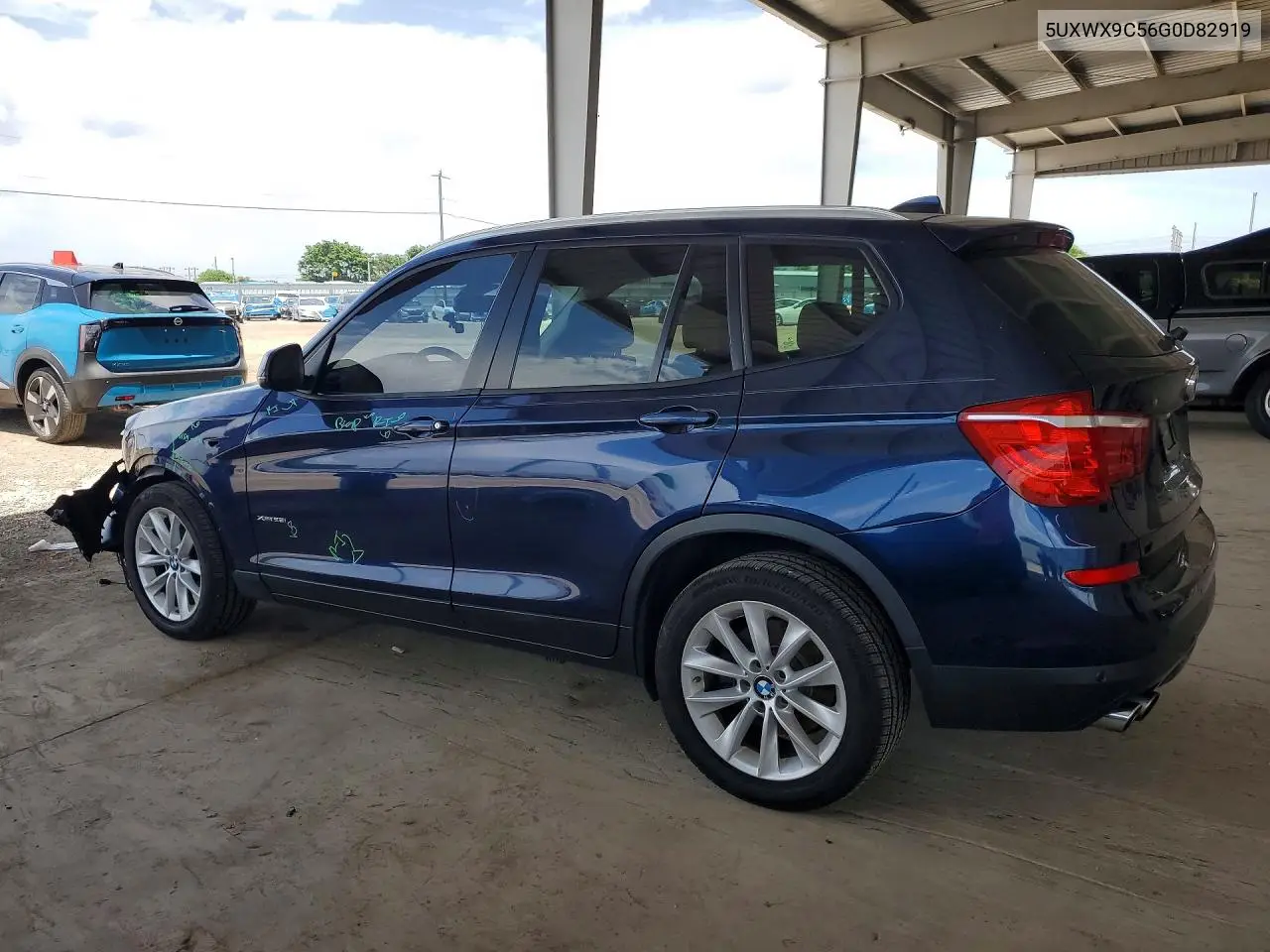 2016 BMW X3 xDrive28I VIN: 5UXWX9C56G0D82919 Lot: 60408576