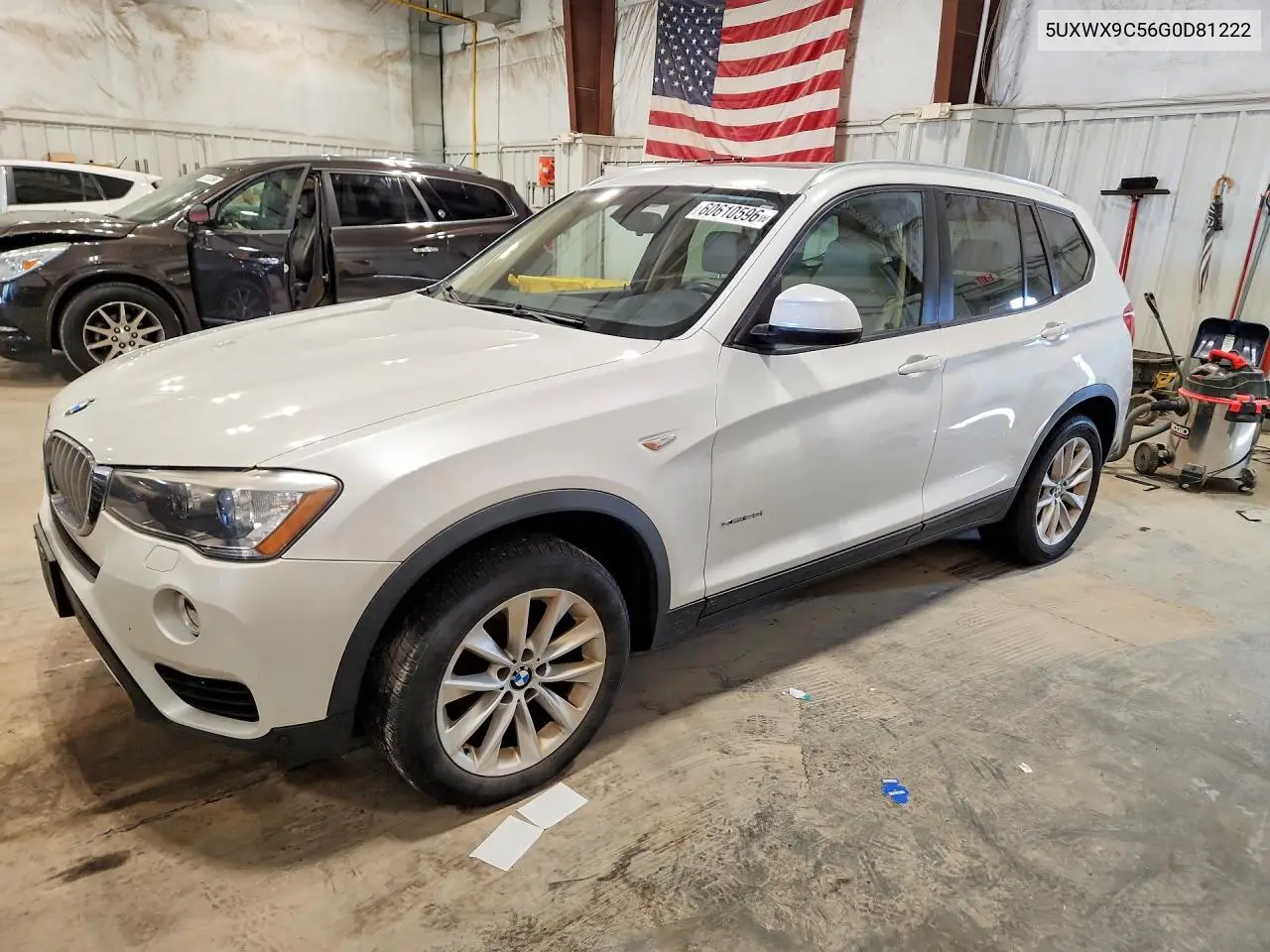 2016 BMW X3 xDrive28I VIN: 5UXWX9C56G0D81222 Lot: 60610596