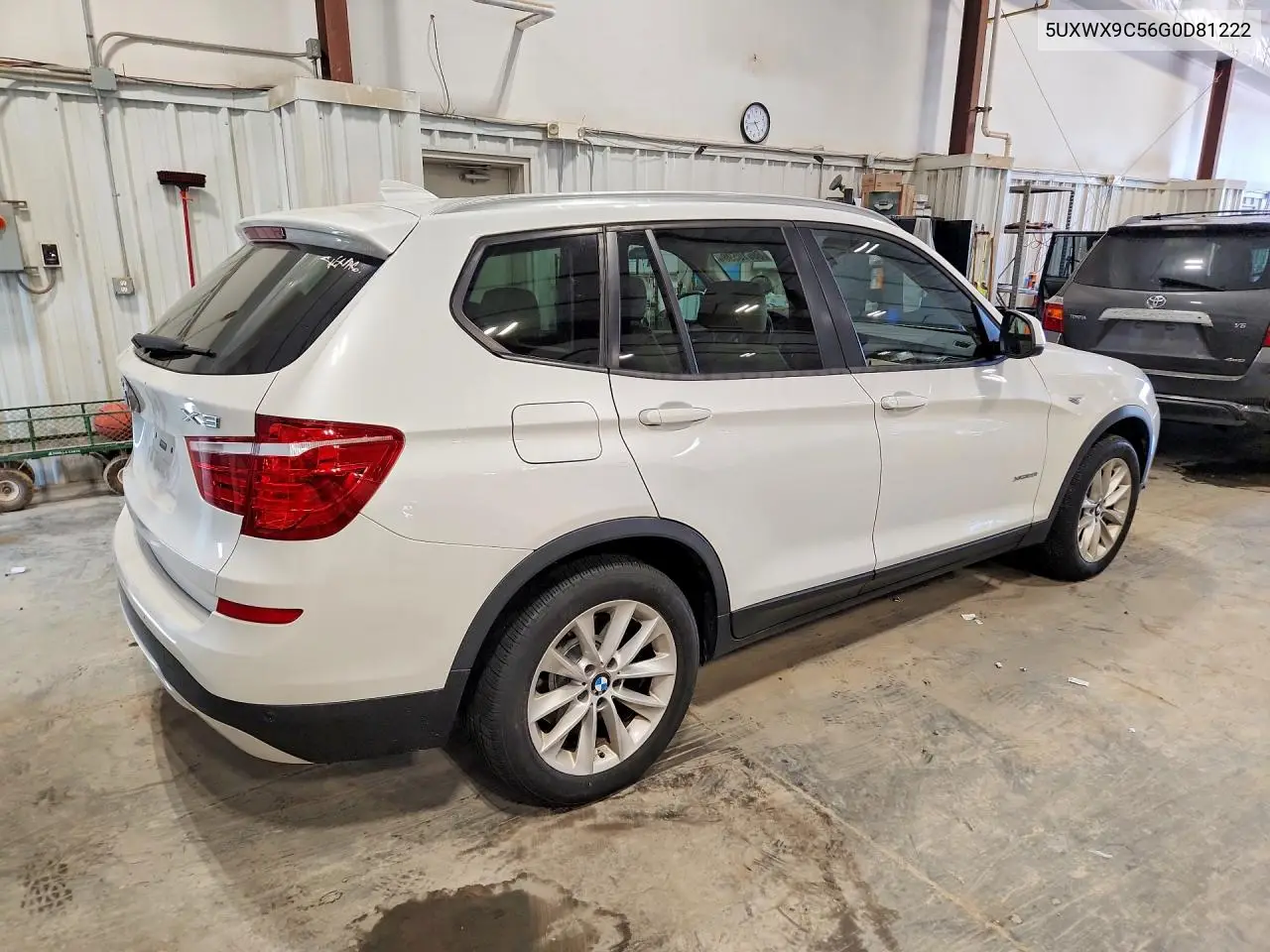 2016 BMW X3 xDrive28I VIN: 5UXWX9C56G0D81222 Lot: 60610596