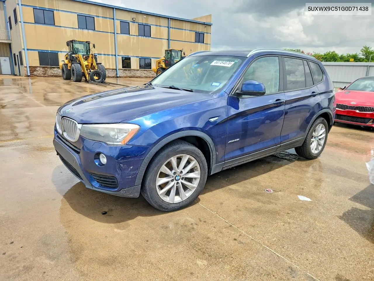 2016 BMW X3 xDrive28I VIN: 5UXWX9C51G0D71438 Lot: 60784876