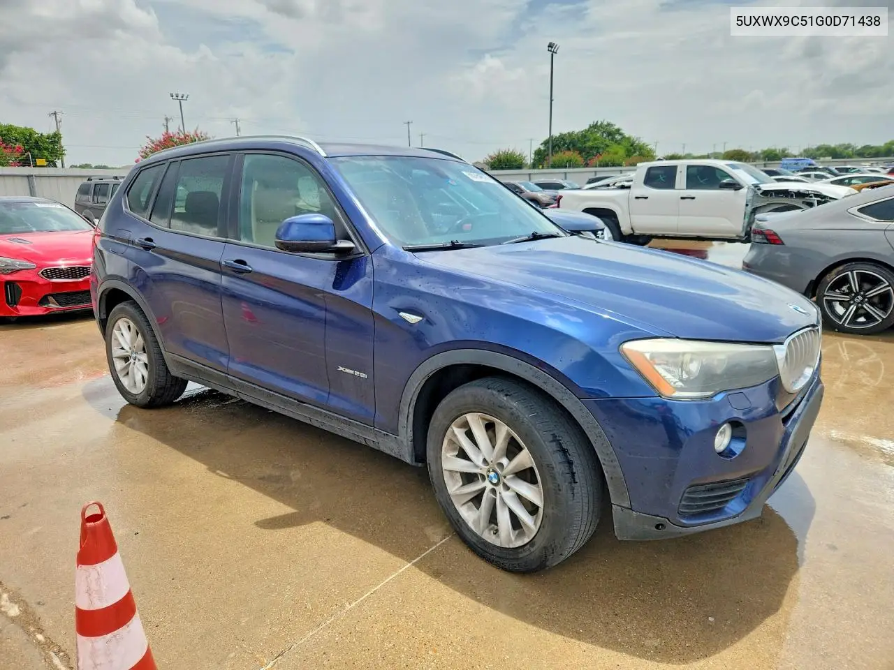 2016 BMW X3 xDrive28I VIN: 5UXWX9C51G0D71438 Lot: 60784876