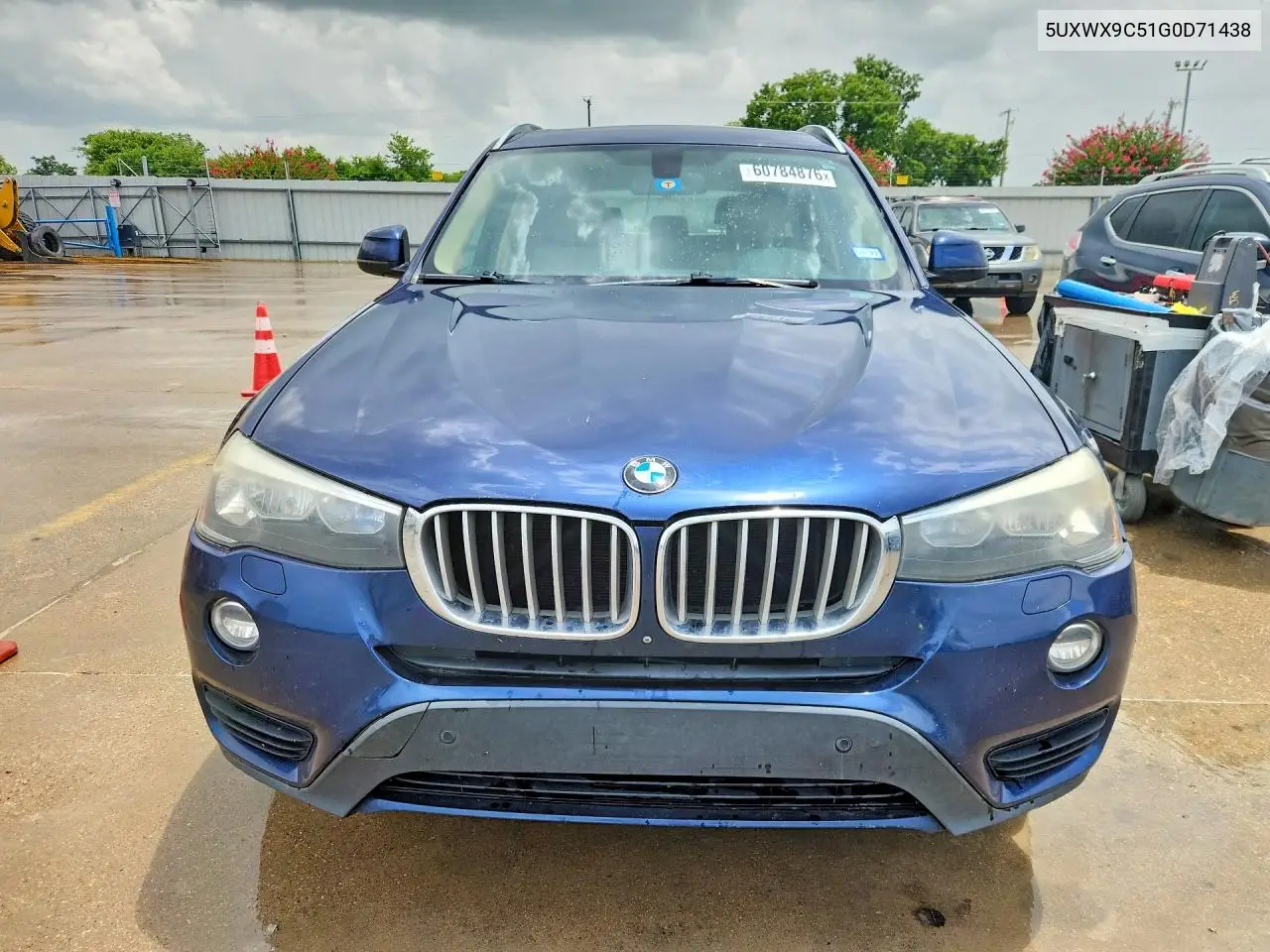 2016 BMW X3 xDrive28I VIN: 5UXWX9C51G0D71438 Lot: 60784876