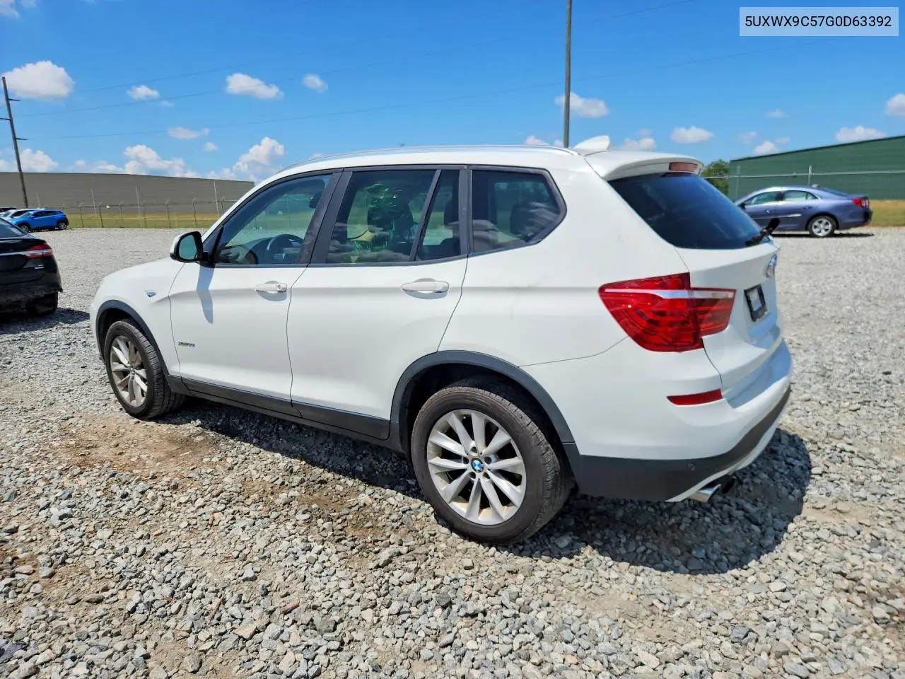 2016 BMW X3 xDrive28I VIN: 5UXWX9C57G0D63392 Lot: 61214016