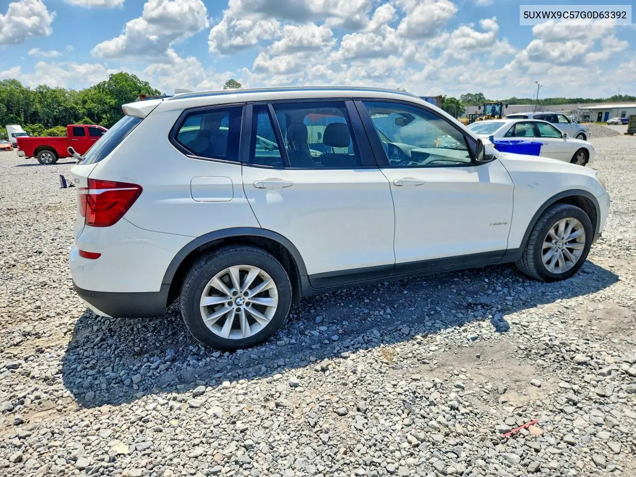 2016 BMW X3 xDrive28I VIN: 5UXWX9C57G0D63392 Lot: 61214016