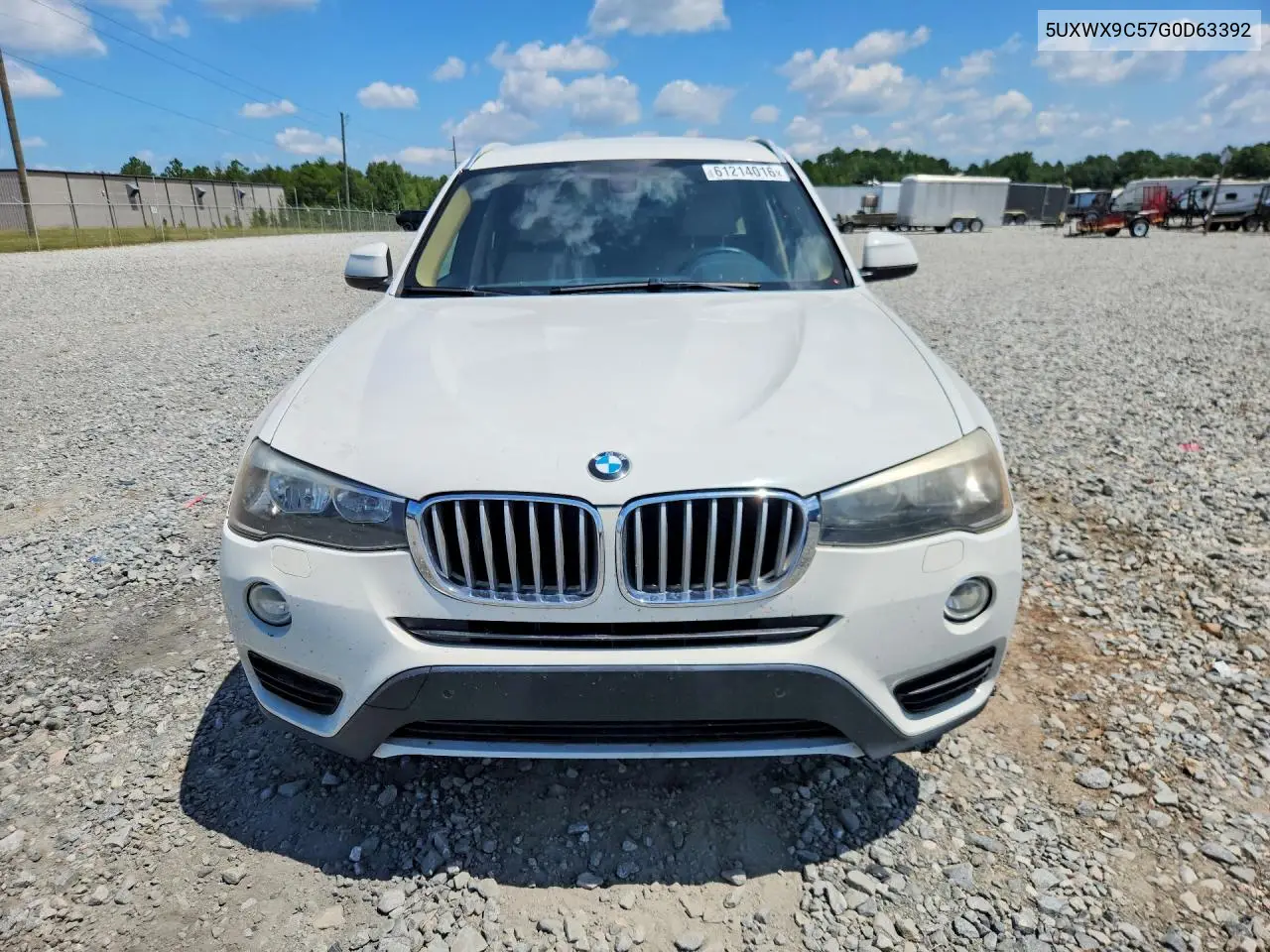 2016 BMW X3 xDrive28I VIN: 5UXWX9C57G0D63392 Lot: 61214016