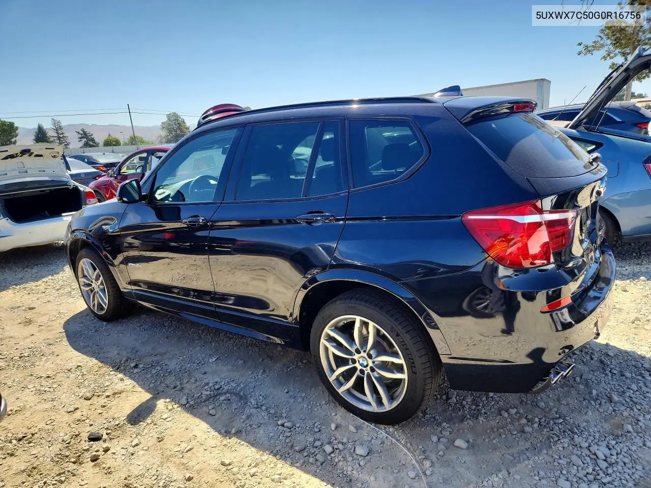 2016 BMW X3 xDrive35I VIN: 5UXWX7C50G0R16756 Lot: 61573756