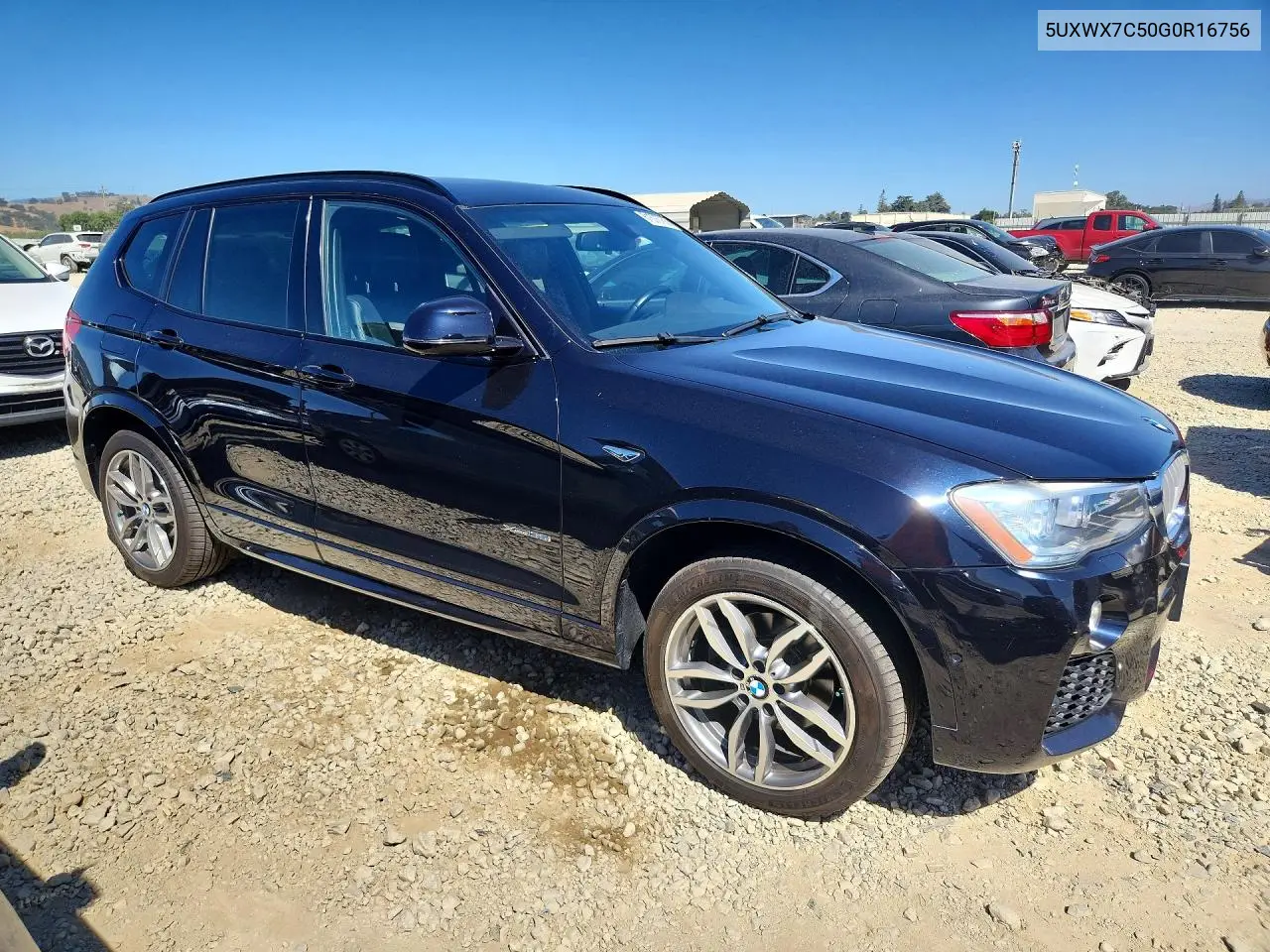 2016 BMW X3 xDrive35I VIN: 5UXWX7C50G0R16756 Lot: 61573756
