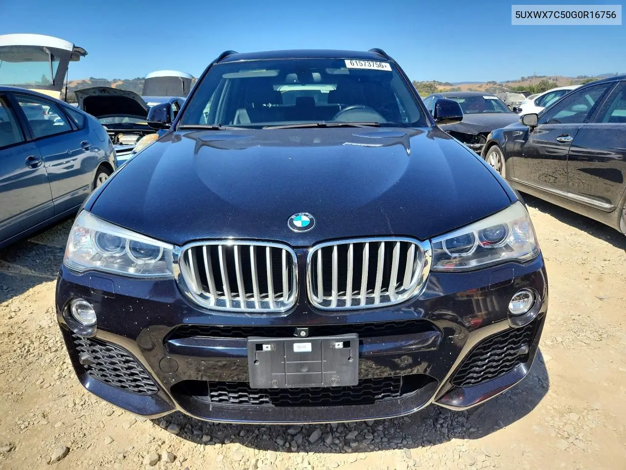 2016 BMW X3 xDrive35I VIN: 5UXWX7C50G0R16756 Lot: 61573756