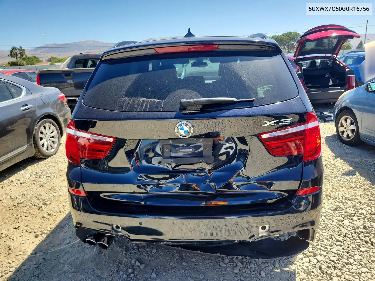 2016 BMW X3 xDrive35I VIN: 5UXWX7C50G0R16756 Lot: 61573756