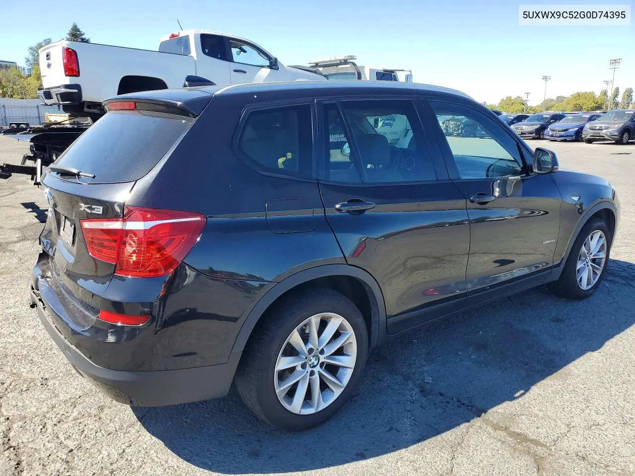 2016 BMW X3 xDrive28I VIN: 5UXWX9C52G0D74395 Lot: 61582766