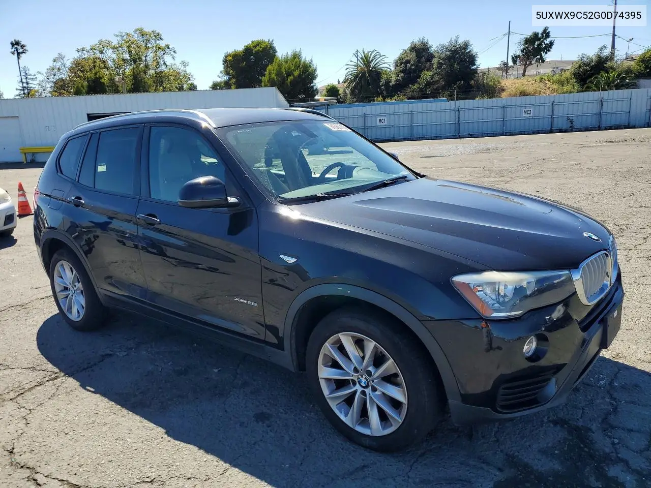 2016 BMW X3 xDrive28I VIN: 5UXWX9C52G0D74395 Lot: 61582766
