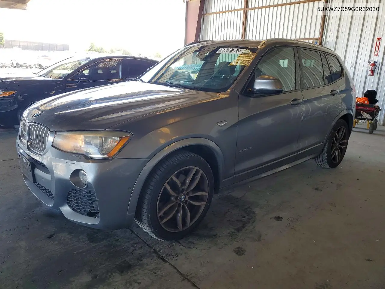 2016 BMW X3 Sdrive28I VIN: 5UXWZ7C59G0R32030 Lot: 61738626