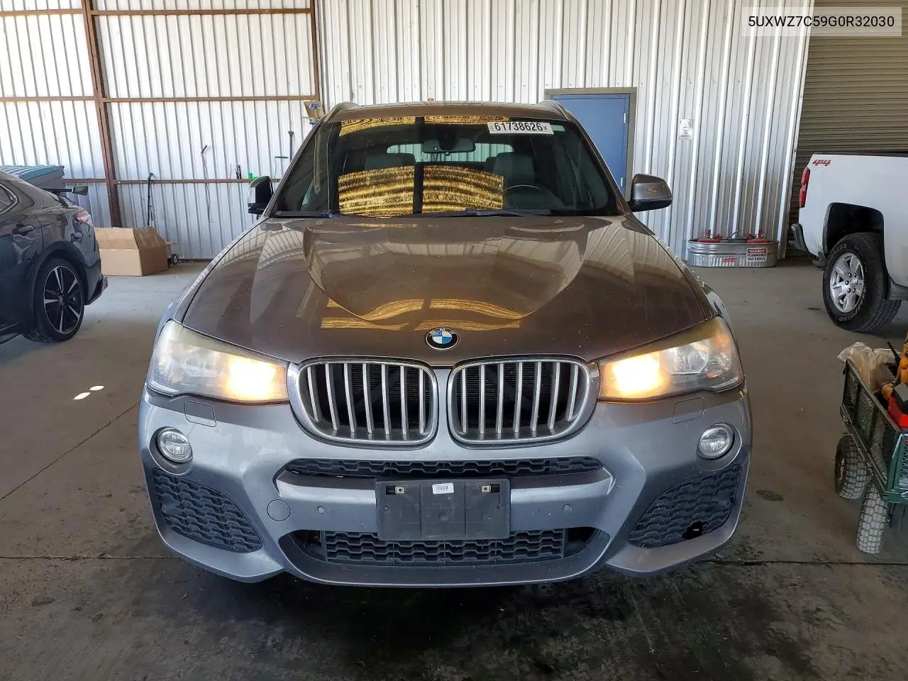 2016 BMW X3 Sdrive28I VIN: 5UXWZ7C59G0R32030 Lot: 61738626