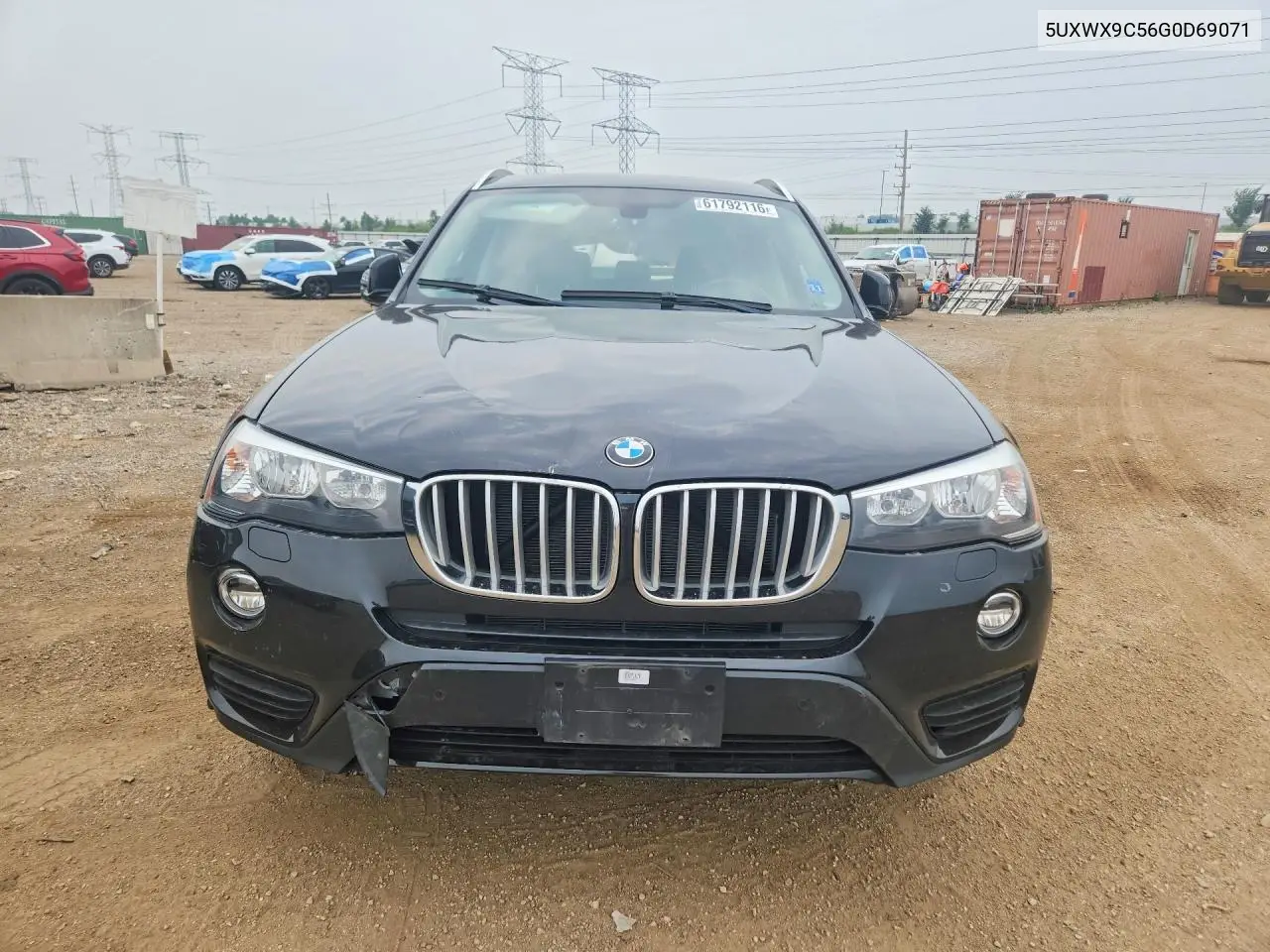 2016 BMW X3 xDrive28I VIN: 5UXWX9C56G0D69071 Lot: 61792116