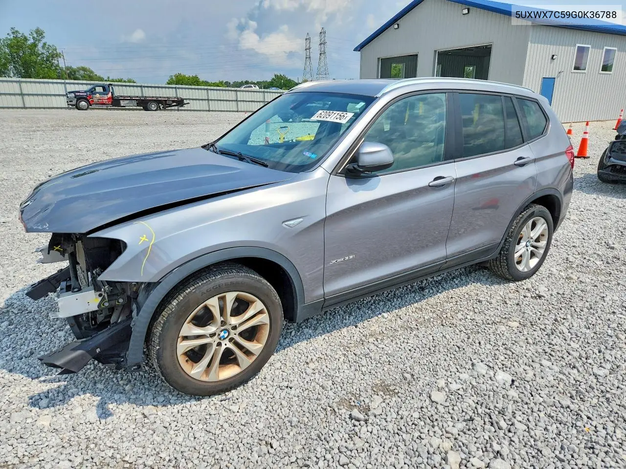 2016 BMW X3 xDrive35I VIN: 5UXWX7C59G0K36788 Lot: 62091156