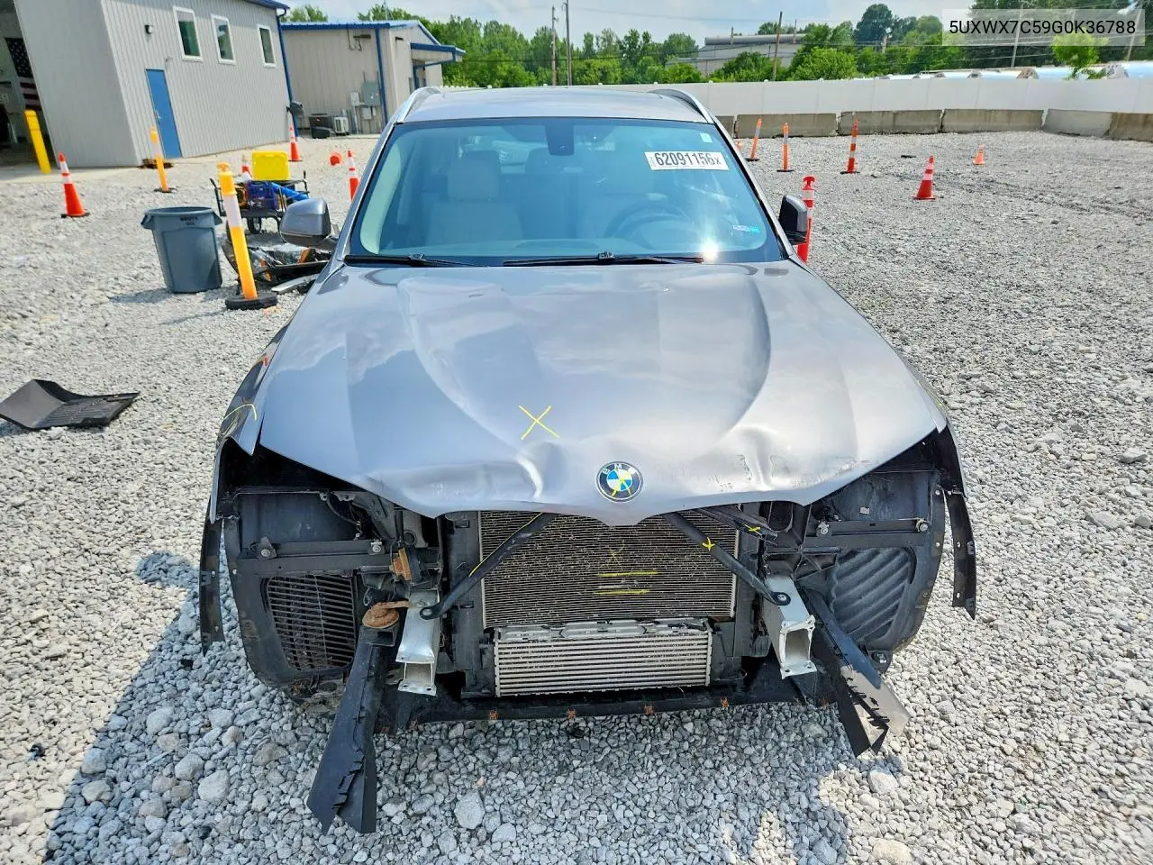 2016 BMW X3 xDrive35I VIN: 5UXWX7C59G0K36788 Lot: 62091156