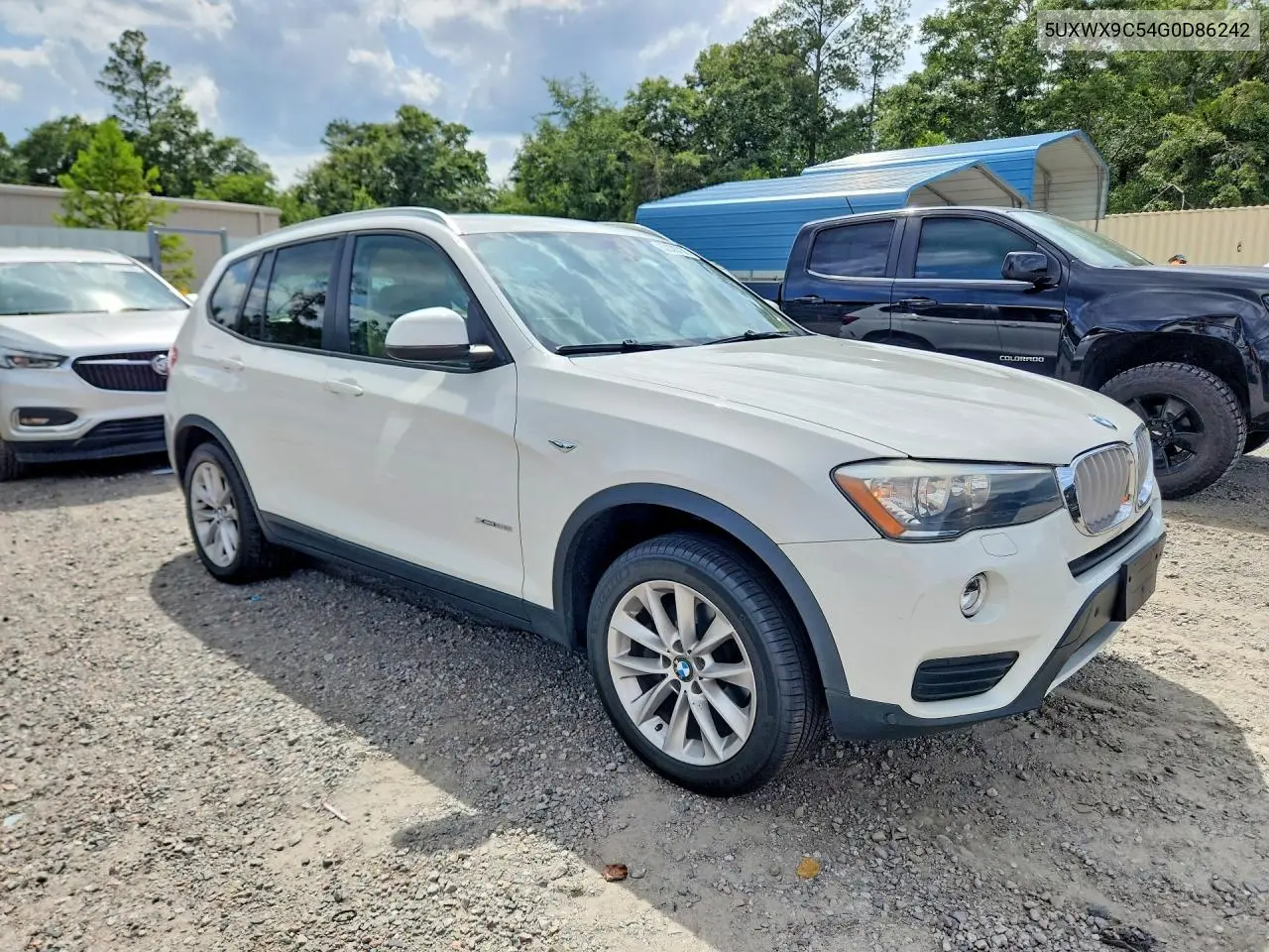 2016 BMW X3 xDrive28I VIN: 5UXWX9C54G0D86242 Lot: 62226736