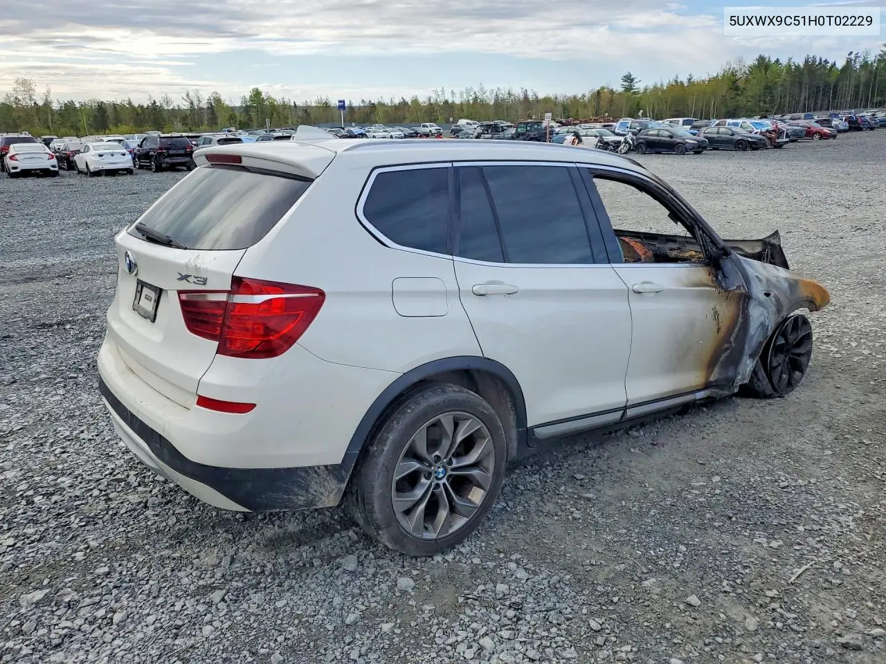 2017 BMW X3 xDrive28I VIN: 5UXWX9C51H0T02229 Lot: 55985616