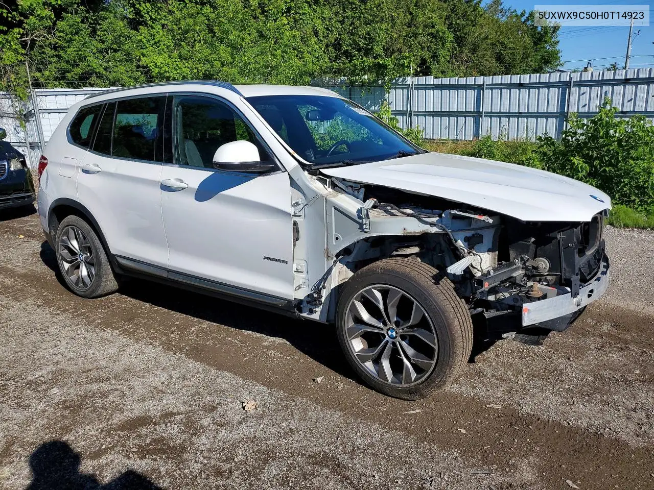 2017 BMW X3 xDrive28I VIN: 5UXWX9C50H0T14923 Lot: 57147666