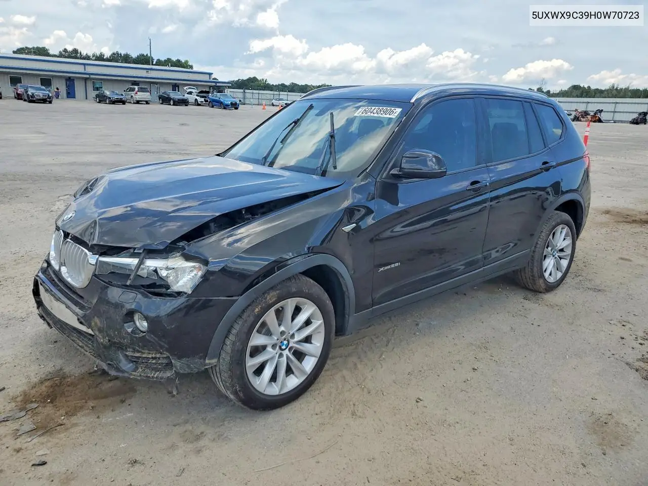 2017 BMW X3 xDrive28I VIN: 5UXWX9C39H0W70723 Lot: 60438906