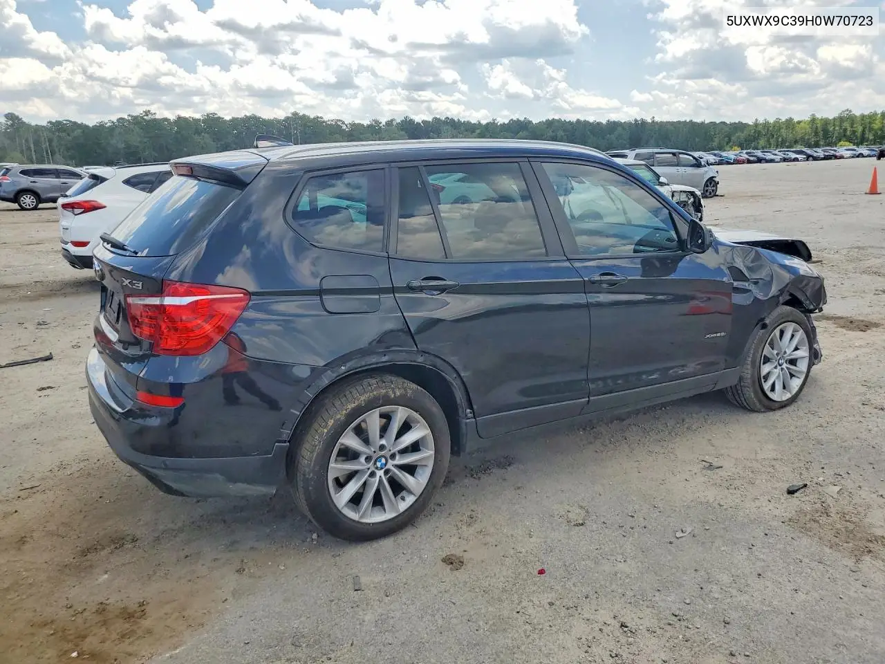 2017 BMW X3 xDrive28I VIN: 5UXWX9C39H0W70723 Lot: 60438906