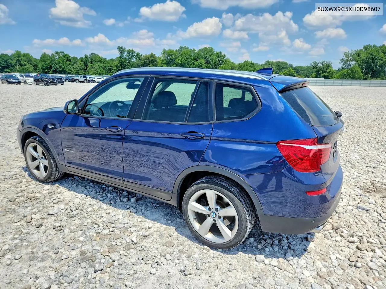 2017 BMW X3 xDrive28I VIN: 5UXWX9C5XH0D98607 Lot: 61083306