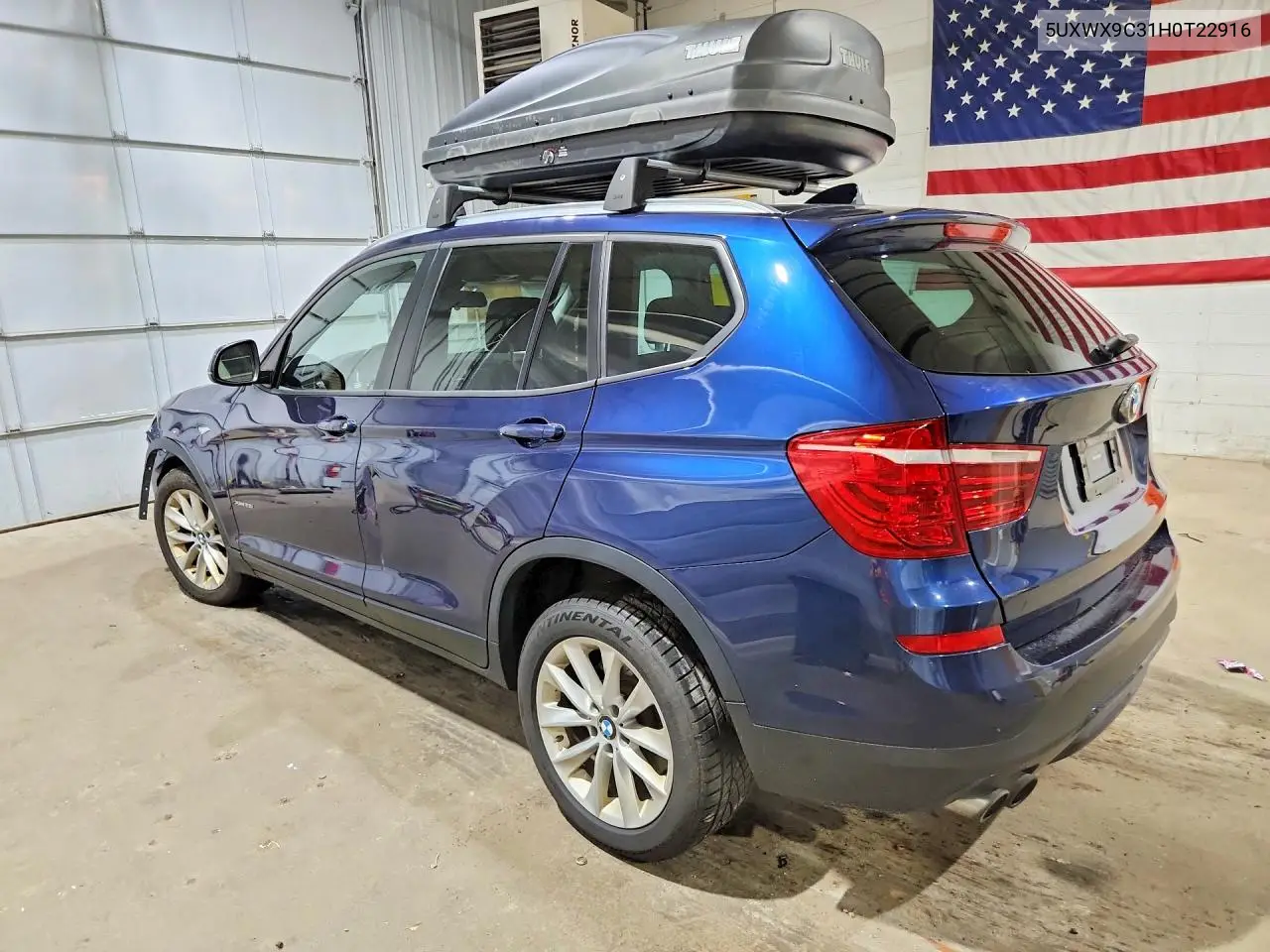 2017 BMW X3 xDrive28I VIN: 5UXWX9C31H0T22916 Lot: 61167006